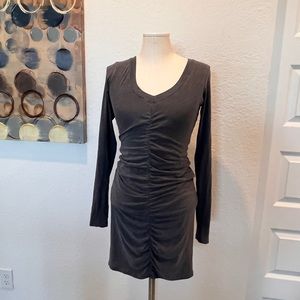 COPY - Sundry V-neck ruched dress